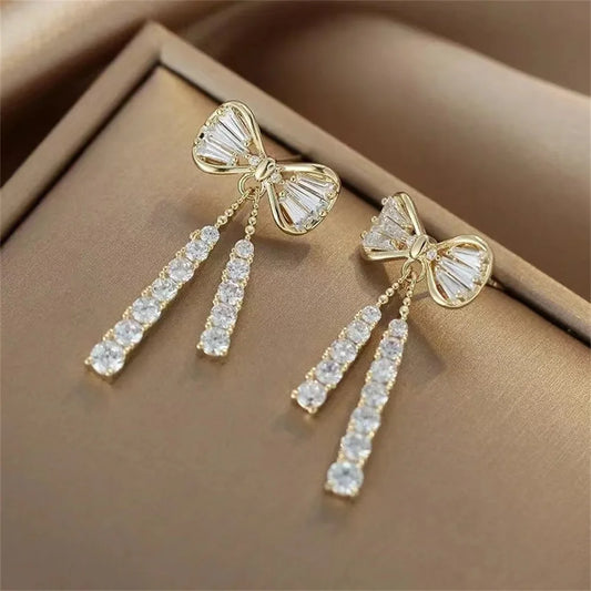 Urban Bow Crystal Studs